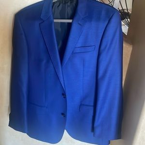 Designer blue casual blazer